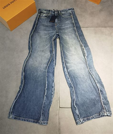 louis vuitton wavy jeans|lv wave denim pandabuy.